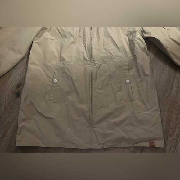 NWT Timberland Men’s Jacket Waterproof Jacket Khaki Tan Size XL Full Zip - Picture 4 of 10